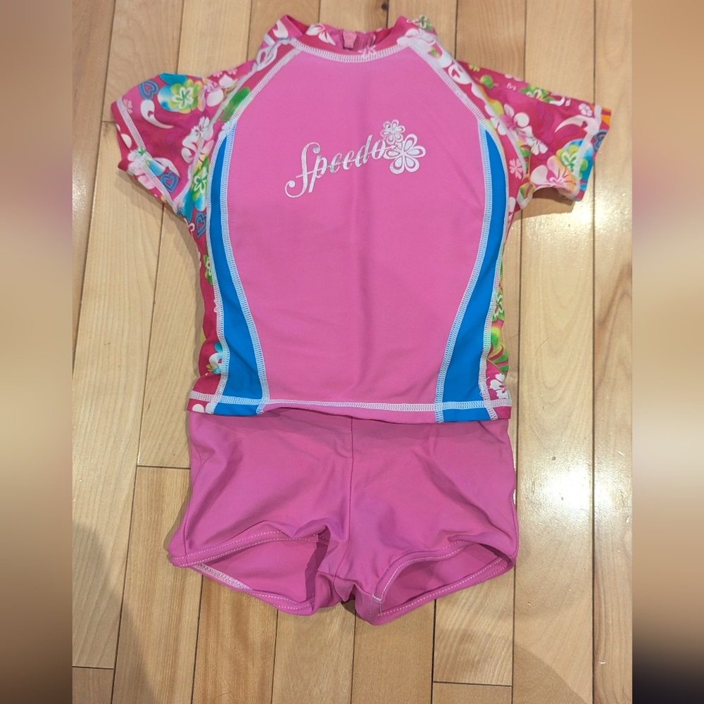 3/15$ Speedo Kids Pink Swim Set